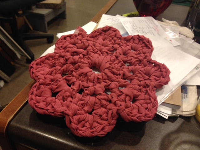Crochet with Carpet Tape